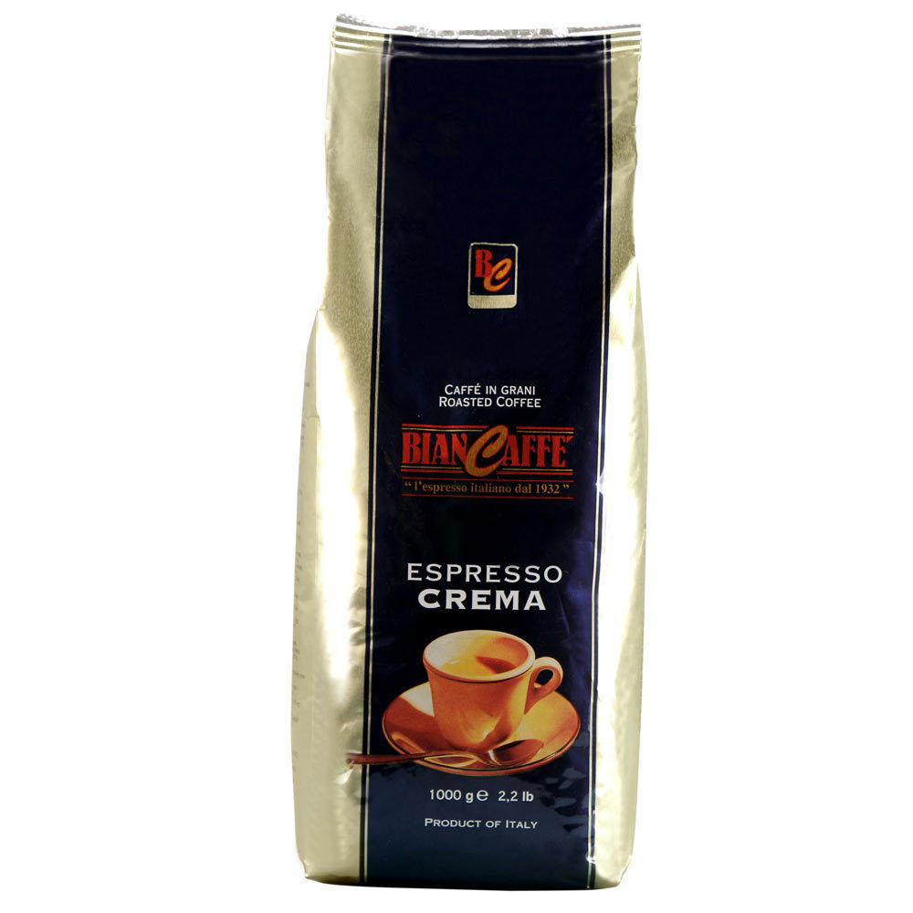 Biancaffe Espresso Crema (italienischer Espresso in ganzen Bohnen) 1 kg